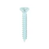 Twin-Threaded Countersunk Silver Woodscrews - 6 x 1