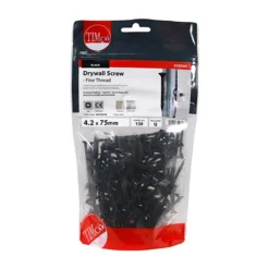 Alternative view of Drywall Fine Thread Bugle Head Black Screws - 4.2 x 75