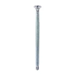 Drywall Self-Drilling Bugle Head Silver Screws - 4.2 x 75