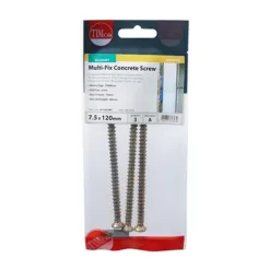 Alternative view of Concrete Screws Flat Countersunk Gold - 7.5 x 120