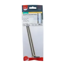 Alternative view of Concrete Screws Flat Countersunk Gold - 7.5 x 150
