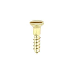 Solid Brass Countersunk Woodscrews - 2 x 3/8