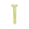 Solid Brass Countersunk Woodscrews - 4 x 5/8