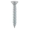 Twin-Threaded Countersunk Silver Woodscrews - 6 x 3/4