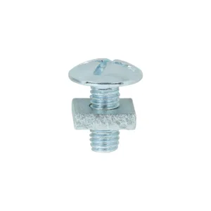Roofing Bolts & Square Nuts Silver - M5 x 12