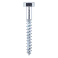 Coach Screws Hex Head Silver - 6.0 x 100