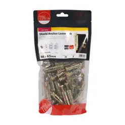 Alternative view of Shield Anchors Loose Bolt Gold - M6:25L (M6 x 65)