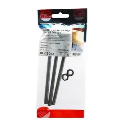 Alternative view of Carriage Bolts DIN603 & Hex Full Nut DIN934 A2 Stainless Steel - M8 x 130