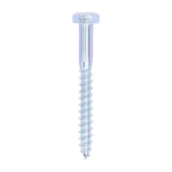 Coach Screws Hex Head Silver - 8.0 x 75