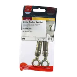 Alternative view of Forged Eyes With Sheil Anchors Gold - M8