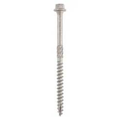 Timber Screws Hex Flange Head A4 Stainless Steel - 6.7 x 100