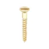 Solid Brass Countersunk Woodscrews - 10 x 1 1/2