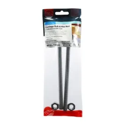 Alternative view of Carriage Bolts DIN603 & Hex Full Nut DIN934 A2 Stainless Steel - M10 x 150