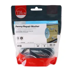 Alternative view of Penny / Repair Washers DIN9054 Silver - M10 x 40