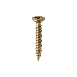 Window Fabrication Screws Countersunk PH High-Low Thread Slash Point Yellow - 4.3 x 25
