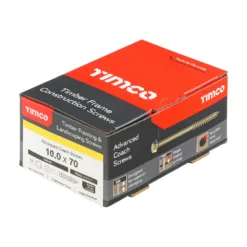 Alternative view of Solo Advanced Hex Head Gold Coach Woodscrews - 10.0 x 70