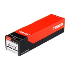 Alternative view of Carriage Bolts DIN603 & Hex Full Nuts DIN934 Silver - M12 x 120