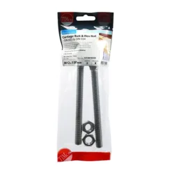 Alternative view of Carriage Bolts DIN603 & Hex Full Nut DIN934 A2 Stainless Steel - M12 x 130