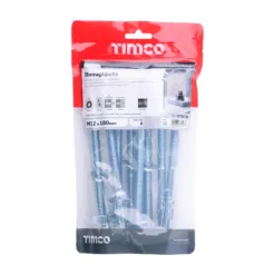 Alternative view of Throughbolts Silver - M12 x 180