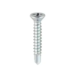 Window Fabrication Screws Countersunk PH Self-Tapping Self-Drilling Point Zinc - 3.9 x 25