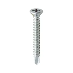 Window Fabrication Screws Countersunk PH Self-Tapping Self-Drilling Point Zinc - 3.9 x 32