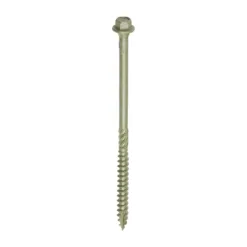 Timber Screws Hex Flange Head Exterior Green - 6.7 x 125