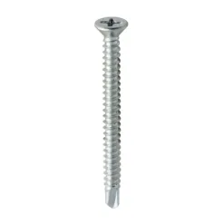 Window Fabrication Screws Countersunk PH Self-Tapping Self-Drilling Point Zinc - 3.9 x 45