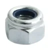 Nylon Insert Nuts Type P DIN982 Silver - M12