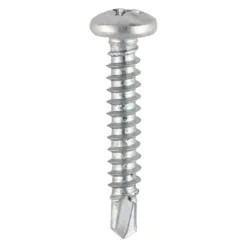 Alternative view of Window Fabrication Screws Pan PH Self-Tapping Thread Self-Drilling Point Zinc - 4.2 x 25
