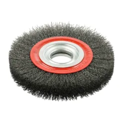 Wheel Brush with Plastic Reducer Set Crimped Steel Wire - 150mm