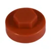 Hex Head Cover Caps Terracotta - 16mm
