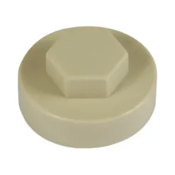 Hex Head Cover Caps Beige - 16mm