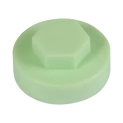 Hex Head Cover Caps Eau de Nil - 16mm