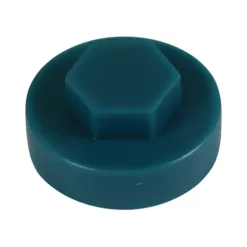 Hex Head Cover Caps Ocean Blue - 16mm