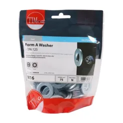Alternative view of Form A Washers DIN125-A Silver - M16