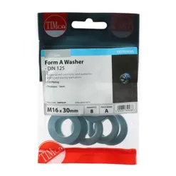Alternative view of Form A Washers DIN125-A Silver - M16
