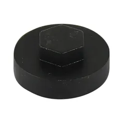 Hex Head Cover Caps Black - 19mm
