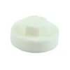 Hex Head Cover Caps White - 19mm
