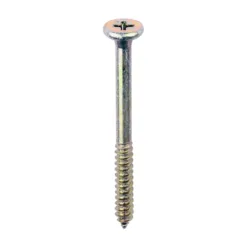 Element Screws Shallow Pan Countersunk PH Self-Tapping Thread AB Point Yellow - 4.8 x 55