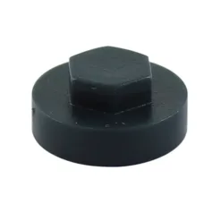 Hex Head Cover Caps Anthracite - 19mm