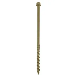 Timber Screws Hex Flange Head Exterior Green - 6.7 x 200