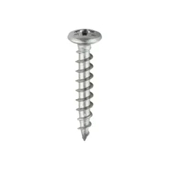 Window Fabrication Screws Friction Stay Shallow Pan Countersunk PH Single Thread Gimlet Tip Stainless Steel - 4.3 x 25