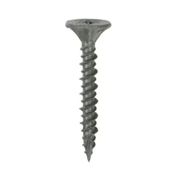 Twin-Cut Cement Board Countersunk Exterior Silver Screws - 4.2 x 32