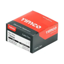 Alternative view of Flat Cable Clips White - To fit 1.0mm