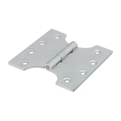 Parliament Brass Hinges Satin Chrome - 102 x 100