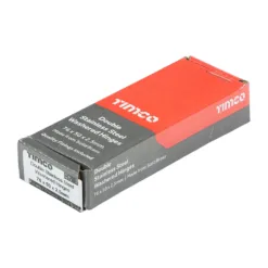 Alternative view of Double Stainless Steel Washered Brass Hinges Polished Chrome - 76 x 50