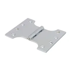 Parliament Brass Hinges Polished Chrome - 102 x 125