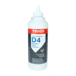 Premium Internal & External D4 Wood Adhesive - 1L