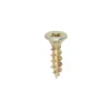 Solo Countersunk Gold Woodscrews - 3.0 x 12