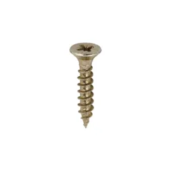 Classic Multi-Purpose Countersunk Gold Woodscrews - 3.0 x 16